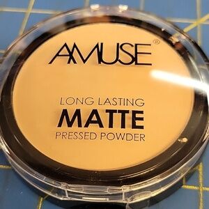 Amuse Long Lasting Matte Pressed Powder - Beige 10g New Sealed Compact